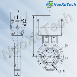 GIQ AB GIQ AB Пневматический клапан-бабочка высокого вакуума серии GIQ-AB